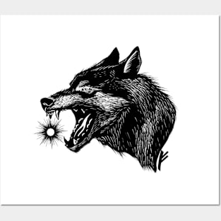 Walking mythology. Wolf Fenrir. Posters and Art